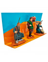 Set de 3 figuras de campesinos para belén navideño, durexina, figuras decorativas nacimiento, pesebre, decoración navidad, 10 cm