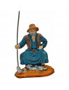Set de 3 figuras de campesinos para belén navideño, durexina, figuras decorativas nacimiento, pesebre, decoración navidad, 10 cm