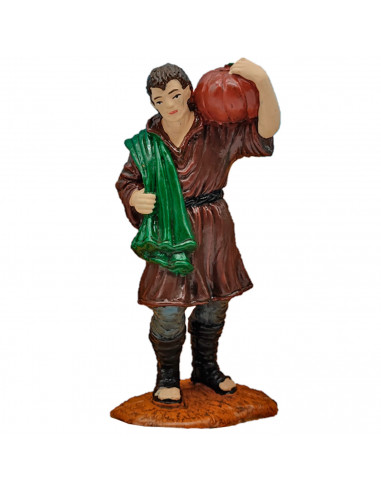 Set de 3 figuras de campesinos para belén navideño, durexina, figuras decorativas nacimiento, pesebre, decoración navidad, 10 cm