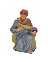 Tradineur - Reyes magos de marmolina para belén navideño, figuras decorativas nacimiento, pesebre, navidad, decoración tradicion