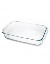 Tradineur - Fuente para horno rectangular - Fabricado en Vidrio - Apto para horno, microondas, congelador y lavavajillas - 5 Lit