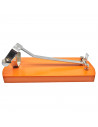 Jamonero plegable de madera y metal, soporte para pata y paleta de jamón serrano e ibérico con agarres metálicos, fácil montaje,