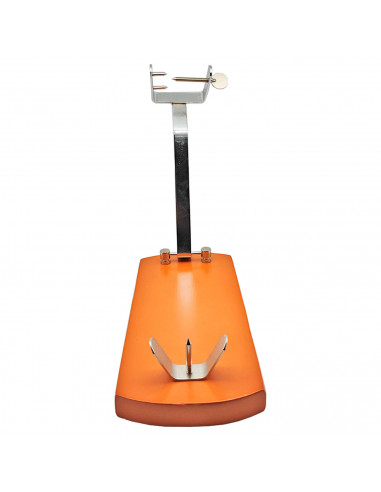 Jamonero plegable de madera y metal, soporte para pata y paleta de jamón serrano e ibérico con agarres metálicos, fácil montaje,