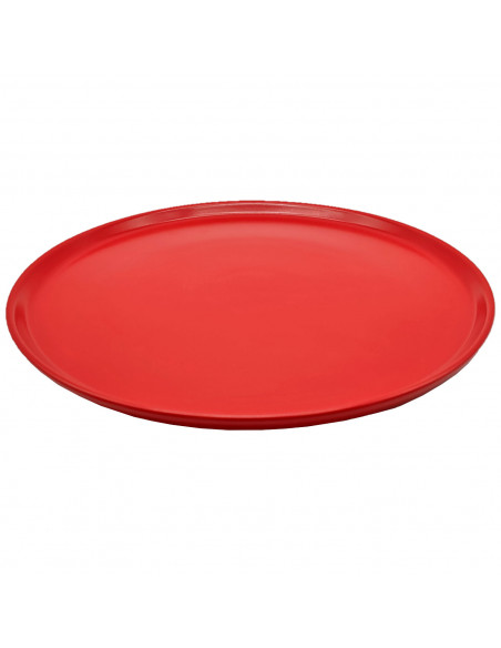 Plato para pizza de cerámica, bandeja plana redonda para servir comida, aperitivos, práctico, cocina, navidad, fiestas, celebrac
