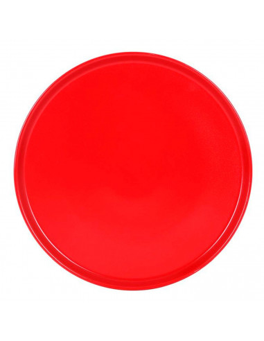 Plato para pizza de cerámica, bandeja plana redonda para servir comida, aperitivos, práctico, cocina, navidad, fiestas, celebrac