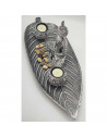 Figura de buda meditando con base de hoja y velas, resina, estatua de buda decorativa, meditación, decoración zen del hogar, 18