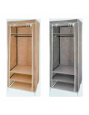 Armario de tela desmontable con baldas y barra, ropero plegable, guardarropa, perchero organizador para dormitorio, 180 x 75 x 4