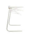 Tradineur - Mesa auxiliar plegable ajustable con ranura para tablets, regulable en altura e inclinación. Multifuncional, ideal p