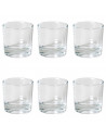 Set de 6 vasos de chupito de cristal, modelo vasik, base gruesa, aptos para lavavajillas, servir licores, celebraciones, fiestas