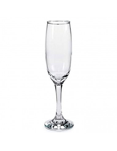 Tradineur - Set de 6 copas de cava de cristal, modelo Imperial, champán, cócteles, resistentes, aptas para lavavajillas, celebra