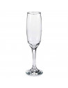 Tradineur - Set de 6 copas de cava de cristal, modelo Imperial, champán, cócteles, resistentes, aptas para lavavajillas, celebra