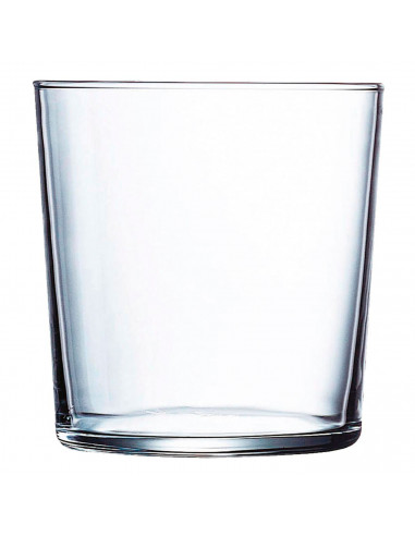 Tradineur - Set de 12 vasos de cristal modelo Ruta, vasos clásicos para agua, bebidas, resistentes, aptos para lavavajillas (36