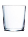 Tradineur - Set de 12 vasos de cristal modelo Ruta, vasos clásicos para agua, bebidas, resistentes, aptos para lavavajillas (36