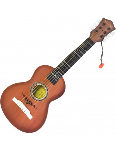 Guitarra Española infantil de juguete de plástico, 57 cm para niños a partir de 3 años (Color y modelo aleatorio)