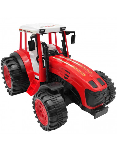 Tractor de juguete de fricción, vehículo agrícola, cabina, regalo para niños, cumpleaños, navidad, juegos, infantil, diversión (