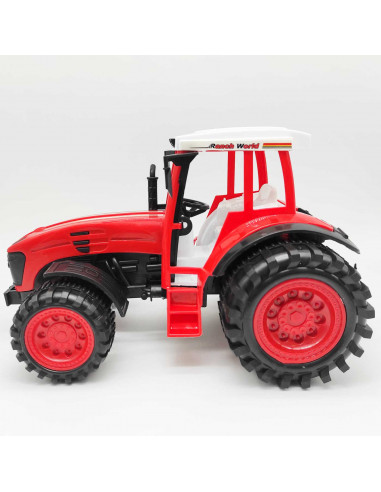 Tractor de juguete de fricción, vehículo agrícola, cabina, regalo para niños, cumpleaños, navidad, juegos, infantil, diversión (