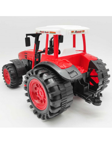 Tractor de juguete de fricción, vehículo agrícola, cabina, regalo para niños, cumpleaños, navidad, juegos, infantil, diversión (