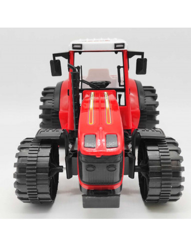 Tractor de juguete de fricción, vehículo agrícola, cabina, regalo para niños, cumpleaños, navidad, juegos, infantil, diversión (