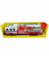 Camión de bomberos de juguete con luz, sonido y movimiento, funcionamiento a pilas, regalo para niños, cumpleaños, navidad, jueg
