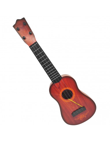 Guitarra Española infantil de juguete de plástico, 57 cm para niños a partir de 3 años (Color y modelo aleatorio)