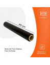 Tradineur - Film elástico para embalar y paletizar, protector extensible de embalaje para mudanzas, almacenes, maletas de viaje,