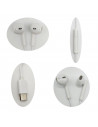 Auriculares para móvil, sonido estéreo, micrófono y cable de 1,2 m, conexión tipo C, cascos compatibles con Xiaomi, Huawei, Sams
