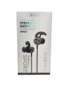Auriculares de deporte para móvil, micrófono y cable de 1,2 m, conexión jack 3.5 mm, cascos compatibles con Xiaomi, Huawei, Sams