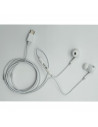 Auriculares de móvil con micrófono, estéreo, cable de 1,2 m, conexión tipo C, cascos compatibles con Xiaomi, Huawei, Samsung, So