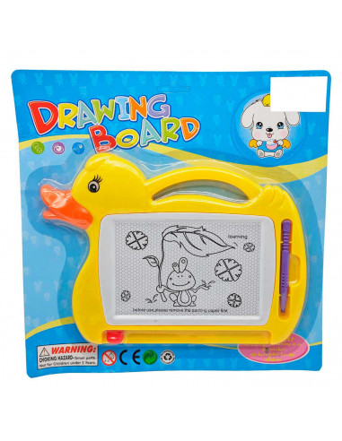 Pizarra mágica con bolígrafo y superficie borrable infantil, juguetes educativos para niños mayores de 3 años, 17,5 x 24 x 1,5 c