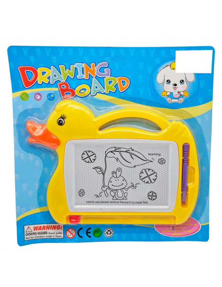Pizarra mágica con bolígrafo y superficie borrable infantil, juguetes educativos para niños mayores de 3 años, 17,5 x 24 x 1,5 c