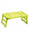 Plastic Forte - Bandeja de cama plegable de plástico 23,5 x 51 x 33 cm. Mesa para desayuno, ordenador portátil con patas plegabl