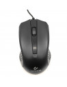 Ratón óptico con cable 1200 dpi, usb 2.0 plug and play, cable de 1,35 metros, diseño ergonómico, 3 botones, ordenador, portátil,
