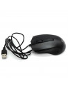 Ratón óptico con cable 1200 dpi, usb 2.0 plug and play, cable de 1,35 metros, diseño ergonómico, 3 botones, ordenador, portátil,