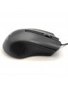 Ratón óptico con cable 1200 dpi, usb 2.0 plug and play, cable de 1,35 metros, diseño ergonómico, 3 botones, ordenador, portátil,