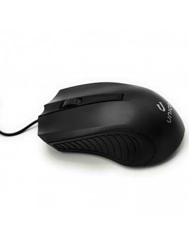 Ratón óptico con cable 1200 dpi, usb 2.0 plug and play, cable de 1,35 metros, diseño ergonómico, 3 botones, ordenador, portátil,