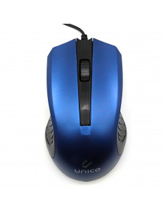 Ratón óptico con cable usb 2.0 plug and play, 1200 dpi, cable de 1,35 metros, diseño ergonómico, 3 botones, ordenador, portátil,