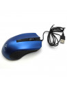 Ratón óptico con cable usb 2.0 plug and play, 1200 dpi, cable de 1,35 metros, diseño ergonómico, 3 botones, ordenador, portátil,