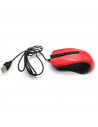 Ratón óptico, cable usb 2.0 plug and play, 1200 dpi, cable de 1,35 metros, diseño ergonómico, 3 botones, ordenador, portátil, pc