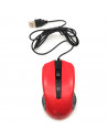 Ratón óptico, cable usb 2.0 plug and play, 1200 dpi, cable de 1,35 metros, diseño ergonómico, 3 botones, ordenador, portátil, pc
