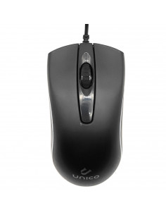 Ratón óptico con luz y cable usb 2.0, 800-1200 dpi, cable de 1,35 metros, diseño ergonómico, 3 botones, ordenador, portátil, pc,