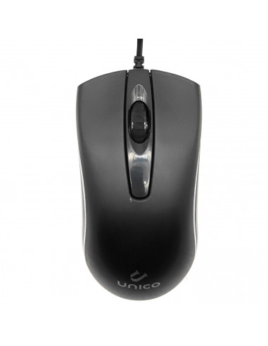Ratón óptico con luz y cable usb 2.0, 800-1200 dpi, cable de 1,35 metros, diseño ergonómico, 3 botones, ordenador, portátil, pc,