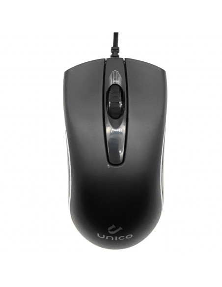 Ratón óptico con luz y cable usb 2.0, 800-1200 dpi, cable de 1,35 metros, diseño ergonómico, 3 botones, ordenador, portátil, pc,