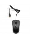 Ratón óptico con luz y cable usb 2.0, 800-1200 dpi, cable de 1,35 metros, diseño ergonómico, 3 botones, ordenador, portátil, pc,