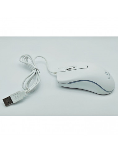 Ratón óptico con luz, cable usb 2.0, 800-1200 dpi, cable de 1,35 metros, diseño ergonómico, 3 botones, ordenador, portátil, pc,