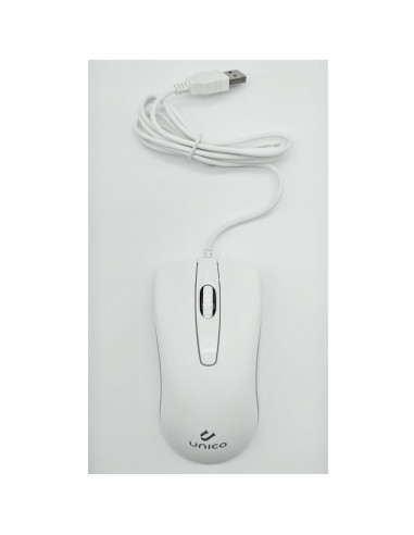 Ratón óptico con luz, cable usb 2.0, 800-1200 dpi, cable de 1,35 metros, diseño ergonómico, 3 botones, ordenador, portátil, pc,