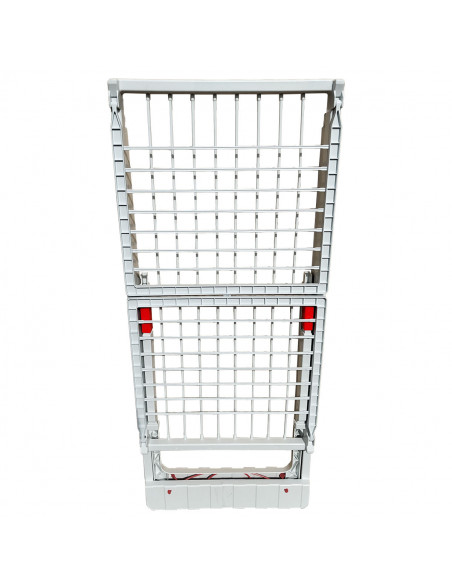 Tradineur - Tendedero plegable de resina con alas, 20 metros de espacio de tendido, soporte para tender la ropa en interior o ex
