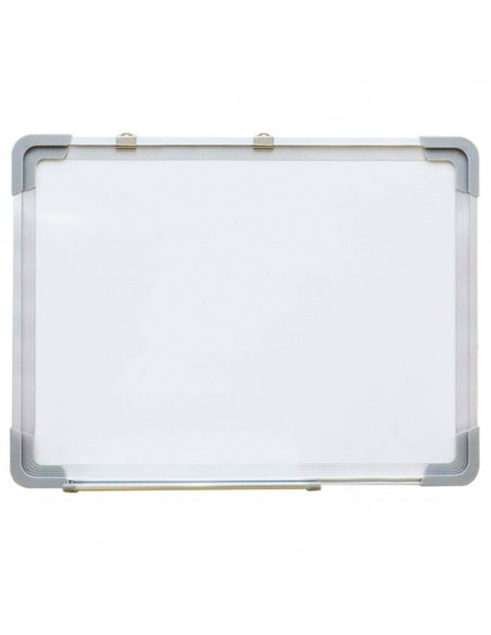 Tradineur - Pizarra Magnética de doble cara con rotulador de borrado en seco - Marco de Aluminio - Facil de borrar y colocar - I Tradineur - Pizarra Magnética de doble cara con rotulador de borrado en seco - Marco de Aluminio - Facil de borrar y colocar - I