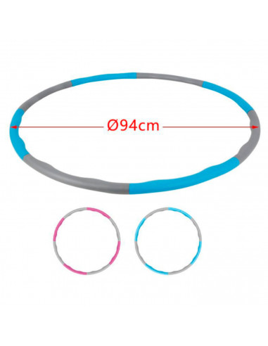 Hula hoop fitness desmontable, aro de ejercicio, 8 secciones de espuma, perder peso, entrenamiento deportivo, adultos, uso domés