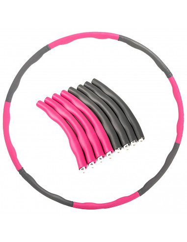 Hula hoop fitness desmontable, aro de ejercicio, 8 secciones de espuma, perder peso, entrenamiento deportivo, adultos, uso domés