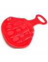 AVC - Trineo deslizador de plástico para niños, tabla de descenso para jugar en la nieve, hierba, deportes de invierno, 33,5 x 4
